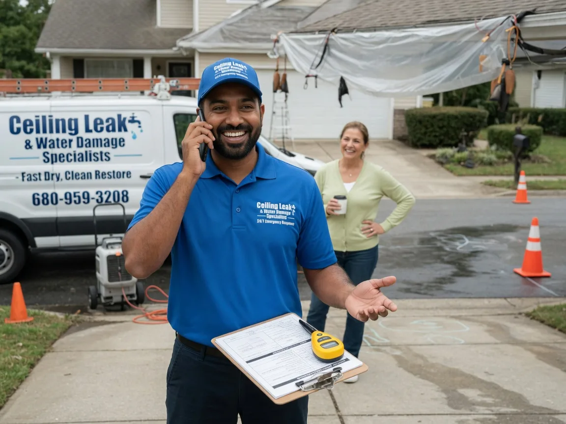 Ceiling Leak Cleanup Westernville, NY FAQs